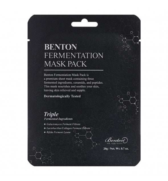 [BENTON] Masque En Tissu Fermentation Luminosité & Hydratation