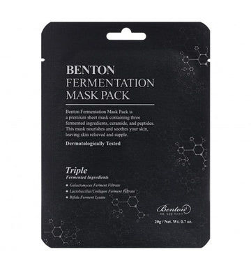 [BENTON] Masque En Tissu Fermentation Luminosité & Hydratation